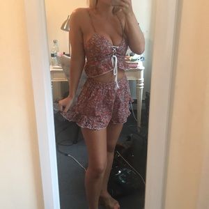 Tigermist reverse two piece matching co-ord set